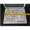 Image 13 : Multiple Collectible Pins EURO Good Small AA 01 in Display Case 16"L