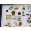 Image 3 : Multiple Collectible Pins EURO Good Small AA 01 in Display Case 16"L