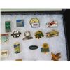 Image 9 : Multiple Collectible Pins EURO Good Small AA 01 in Display Case 16"L