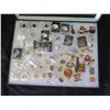 Image 2 : Multiple Medals & Pins: Olympics, Skeet Shooting, Food, etc in Display 16"L