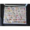Image 2 : Multiple Medals & Pins:  Disney, Animals, Cartoons, Paresseux, etc in Display 16"L