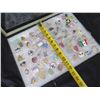 Image 13 : Multiple Medals & Pins:  Disney, Cartoons, Animals, etc in Display 16"L