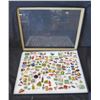 Image 1 : Multiple Medals & Pins:  Food, Beer, Places, Characters, etc in Display 16"L