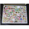 Image 2 : Multiple Collectible Pins: Disney, Cartoons, Animals, Food, etc in Display Case 16"L
