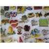 Image 8 : Multiple Collectible Pins: Places, Sports, Cartoons, Food, etc in Display Case 16"L