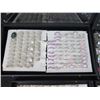 Image 2 : Qty 4 Display Trays Adjustable Metal Rings w/ Beads, Black Shape Rings, Mood Rings, etc