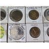 Image 8 : Multiple Medals, Tokens & Coins:  Souvenir Places, Businesses, People, etc in Display 16"L