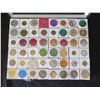 Image 2 : Multiple Medals, Tokens & Coins:  Souvenir Places, Presidents, Businesses, etc in Display 16"L