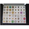 Image 2 : Multiple Medals, Tokens & Coins:  Souvenir Places, People, Events, Businesses, etc in Display 16"L