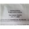 Image 2 : Literary Gazette July 17, 1858 Newspaper & Charles Dickens Announcement
