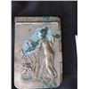 Image 2 : Qty 2 Metal Art Nouveau Note Pads w/ Hinged Lids & Medal by E. Dropsy
