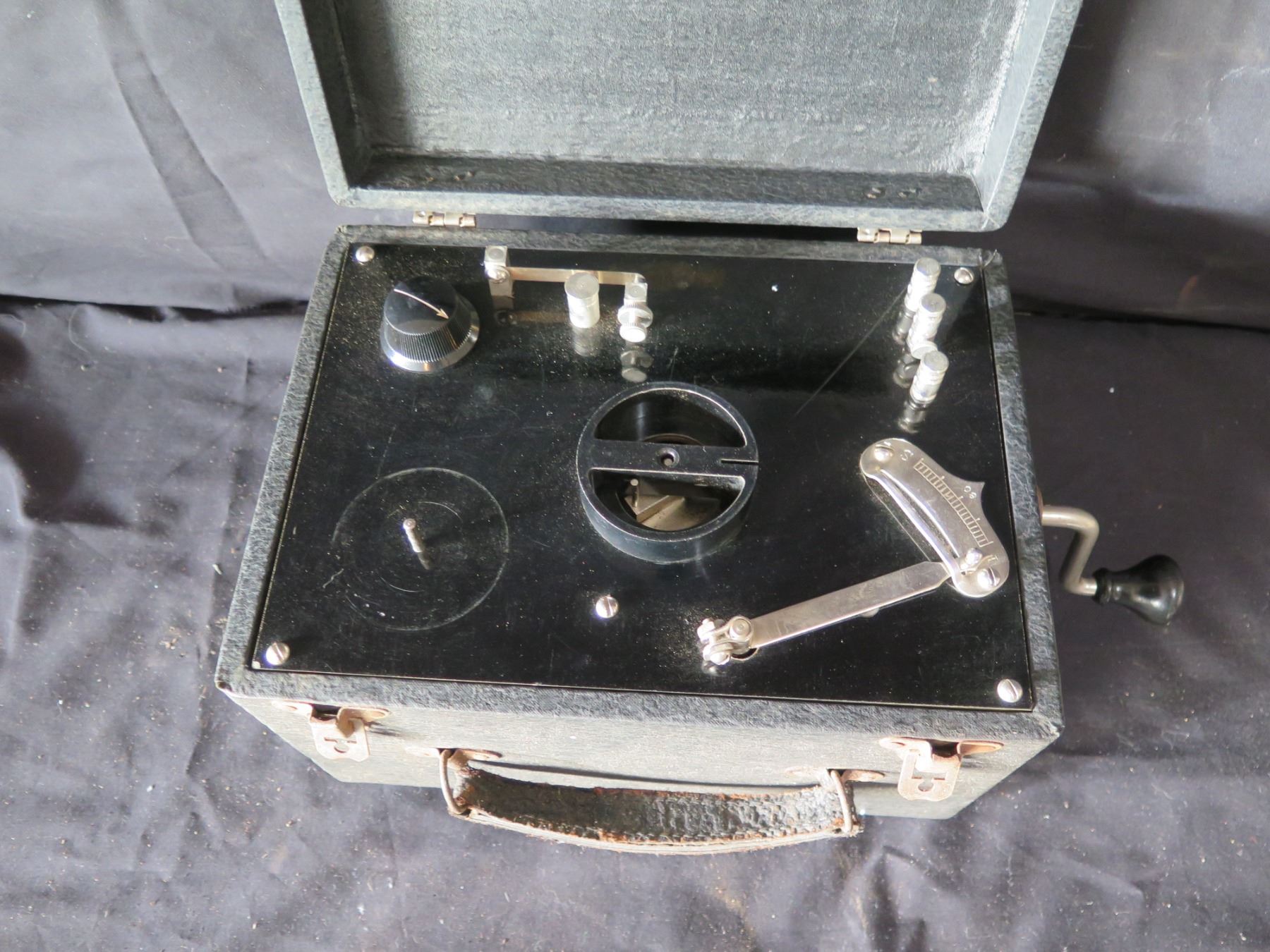 Vintage Morse Code Instructograph Instructor Crank Telegraph Training ...