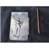Image 2 : Qty 2 Metal WW1 Art Nouveau Note Pads w/ Hinged Lids & Coin Holder by E. Dropsy