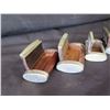 Image 8 : Qty 5 Carved Wooden La Jurassienne French Snuff Boxes Approx. 3.5"L