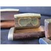 Image 8 : Qty 4 Carved Wooden La Jurassienne French Snuff Boxes Approx. 3.5"L