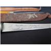 Image 8 : Qty 2 Rapala Finland J. Marttini Hand Ground Stainless Knives w/ Wood Handle & Sheath
