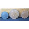 Image 1 : Qty 3 Coins:  Queen Elizabeth Penny & Half Penny, Victoria Half Cent