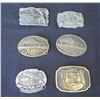 Image 1 : Qty 6 Belt Buckles: Limited Edition Hawaii Designs, Masterpiece Collection, etc