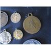 Image 8 : Multiple Religious Medals & Pendants: Natal 1973, Jesus, Santa Casa, Saints, etc