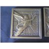 Image 2 : Qty 6 Medals: Square Pro Humanitate, Ao-Genic Criador & Aero Cube, Burnay, etc