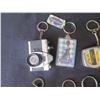 Image 2 : Multiple Collectible Keychains: Camera, GE, Class of 1988, Pocket Knife, Penny, etc