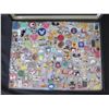 Image 2 : Multiple Collectible Pins: Cartoons, Disney, Animals, Cars, etc in Display Case 16"L