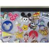 Image 8 : Multiple Collectible Pins: Cartoons, Disney, Animals, Cars, etc in Display Case 16"L