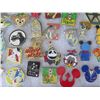 Image 8 : Multiple Collectible Pins: Cartoons, Disney, Animals, Trading, etc in Display Case 16"L