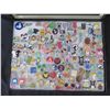 Image 2 : Multiple Collectible Pins: Cartoons, Disney, Animals, Rides, etc in Display Case 16"L