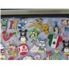 Image 8 : Multiple Collectible Pins: Cartoons, Disney, Animals, Pennants, etc in Display Case 16"L