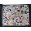 Image 2 : Multiple Collectible Pins: Cartoons, Disney, Animals, Rides, etc in Display Case 16"L
