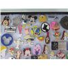 Image 8 : Multiple Collectible Pins: Cartoons, Disney, Animals, Rides, etc in Display Case 16"L