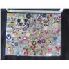 Image 2 : Multiple Collectible Pins: Cartoons, Disney, Animals, Trading, etc in Display Case 16"L