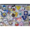 Image 8 : Multiple Collectible Pins: Cartoons, Disney, Animals, Trading, etc in Display Case 16"L