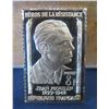 Image 1 : Sterling Silver Heros De La Resistance Jean Moulin Stamp Marked 925 Argent