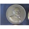 Image 2 : Qty 6 Medals & Coins: Jacques Cousteau, Jean Moulin, Zachary Taylor, etc - Some Marked