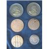 Image 1 : Qty 6 Medals & Coins: Jacques Cousteau, Jean Moulin, Regione Dell'umbria, etc - Some Marked