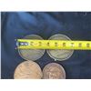 Image 19 : Qty 7 Medals & Coins: Jacques Cousteau, Jean Moulin, etc - Some Marked