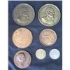 Image 1 : Qty 7 Medals & Coins: Jacques Cousteau, Jean Moulin, etc - Some Marked