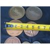 Image 18 : Qty 7 Medals & Coins: Jacques Cousteau, Jean Moulin, etc - Some Marked