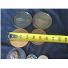 Image 18 : Qty 7 Medals & Coins: Jacques Cousteau, Jean Moulin, etc - Some Marked