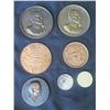 Image 1 : Qty 7 Medals & Coins: Jacques Cousteau, Jean Moulin, etc - Some Marked