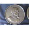 Image 2 : Qty 10 Medals & Coins: Jacques Cousteau, Jean Moulin, Francs, Pin, etc