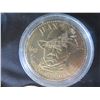 Image 8 : Qty 10 Medals & Coins: Jacques Cousteau, Jean Moulin, Francs, Pin, etc