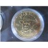 Image 8 : Qty 12 Medals & Coins: Jacques Cousteau, Jean Moulin, Francs, etc