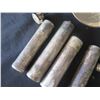Image 2 : Multiple Metal Pieces: Cylinders, Thimbles, Ashtray, etc, Some Marked
