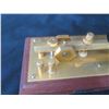 Image 8 : Qty 2 KC6KIR Morse Code Telegraph Keys on Wood Base