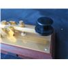 Image 9 : Qty 2 KC6KIR Morse Code Telegraph Keys on Wood Base