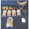 Image 1 : Multiple Nesting Dolls, Curved Stand, Tikis, Wooden Statue, etc