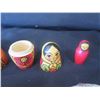 Image 3 : Multiple Nesting Dolls, Curved Stand, Tikis, Wooden Statue, etc